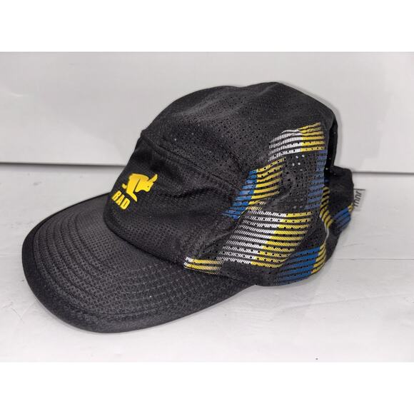 Rnnr 5 Panel Hat Cap Adult Adjustable Mesh Vents Running - Picture 1 of 5